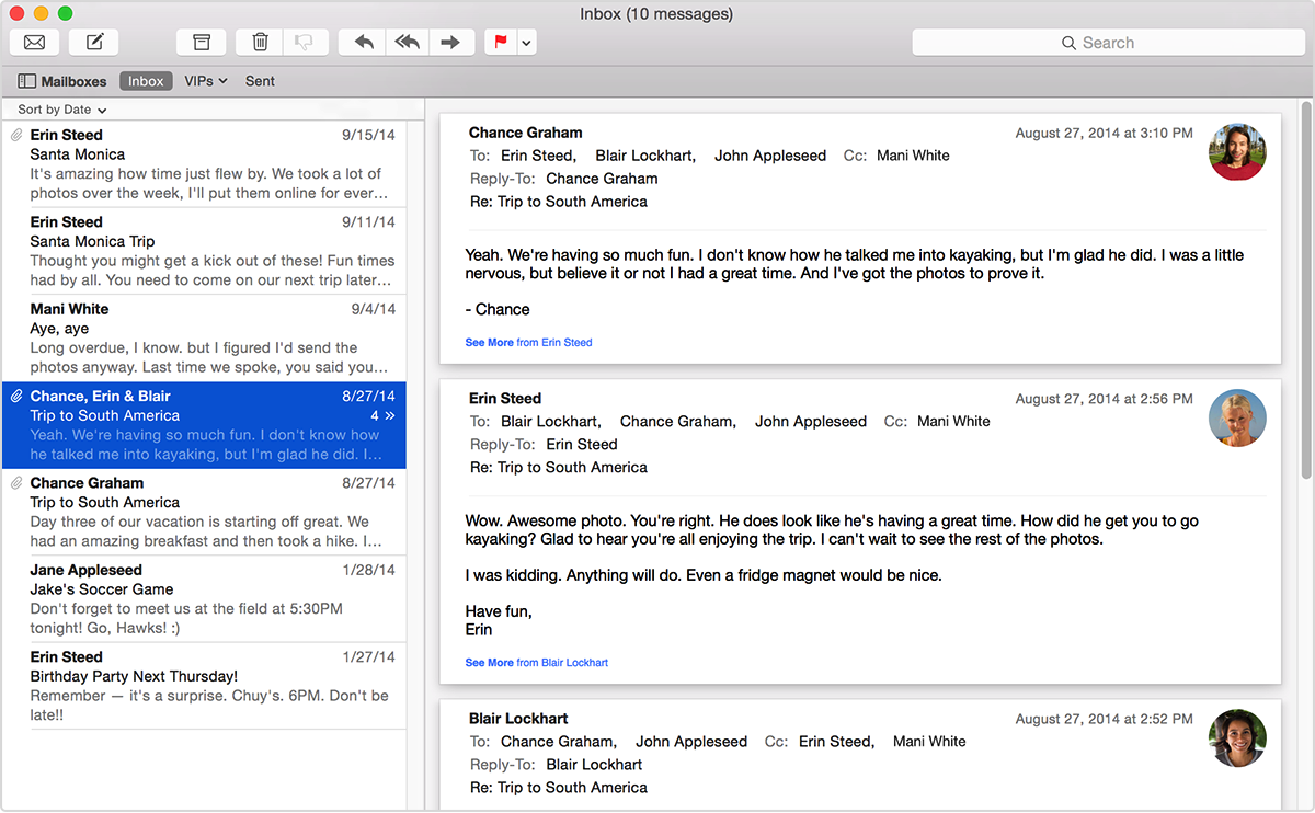 Apple Mac Email Account